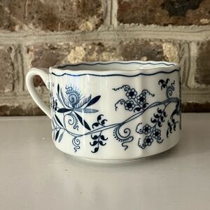 Blue Danube vintage soup cup